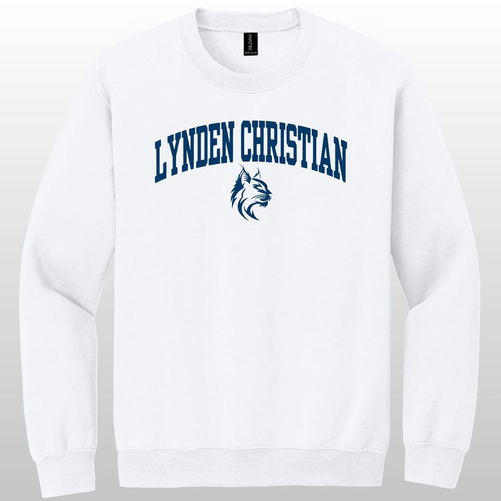 Lynden Christian Mascot Logo Crewneck Sweatshirt