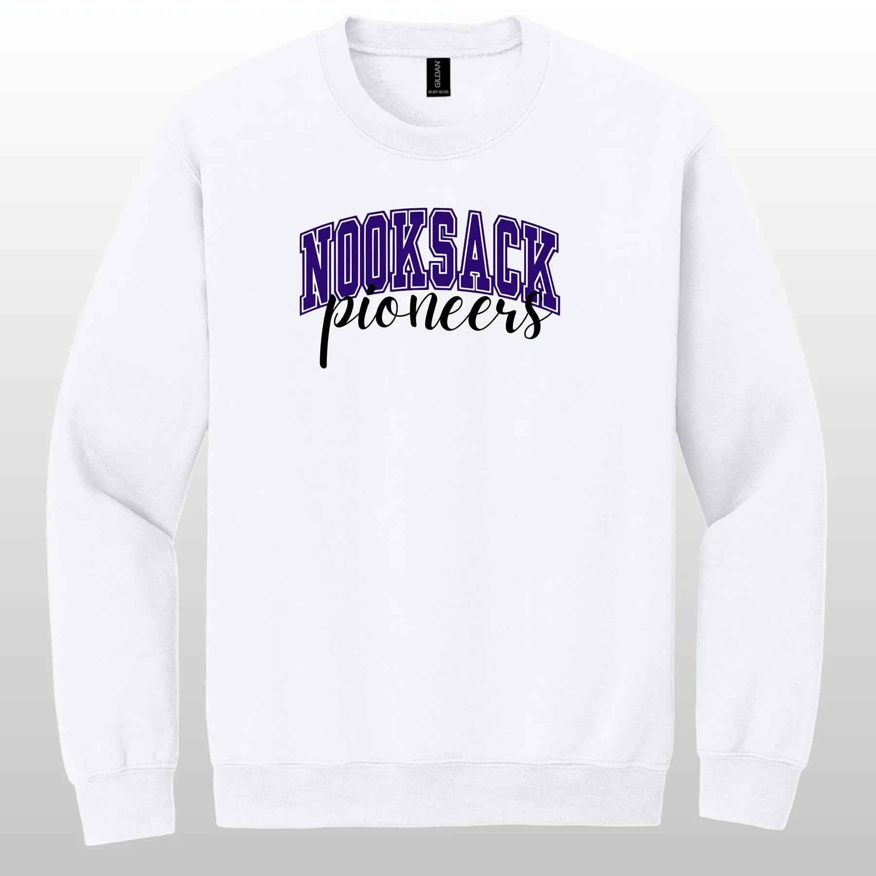 Nooksack Pioneers Cursive Crewneck Sweatshirt