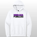 Nooksack Pioneers Grunge Hooded Sweatshirt