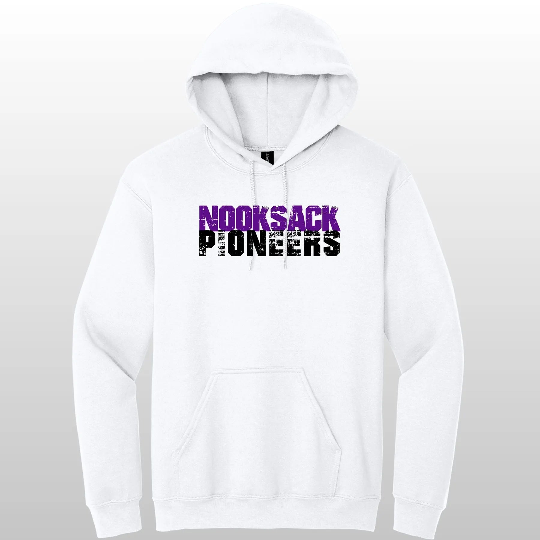 Nooksack Pioneers Grunge Hooded Sweatshirt