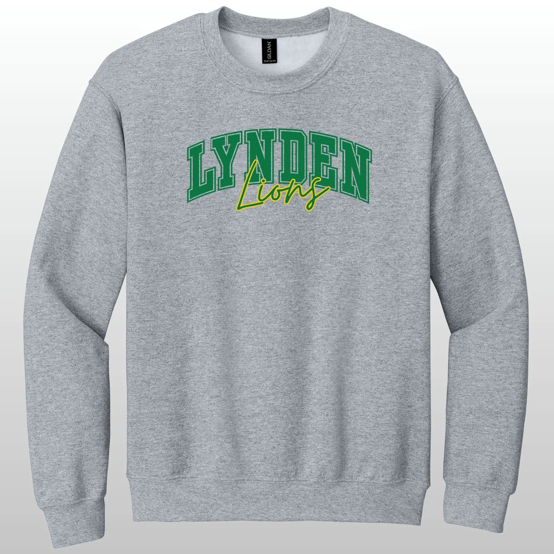 Lynden Lions Cursive Crewneck Sweatshirt