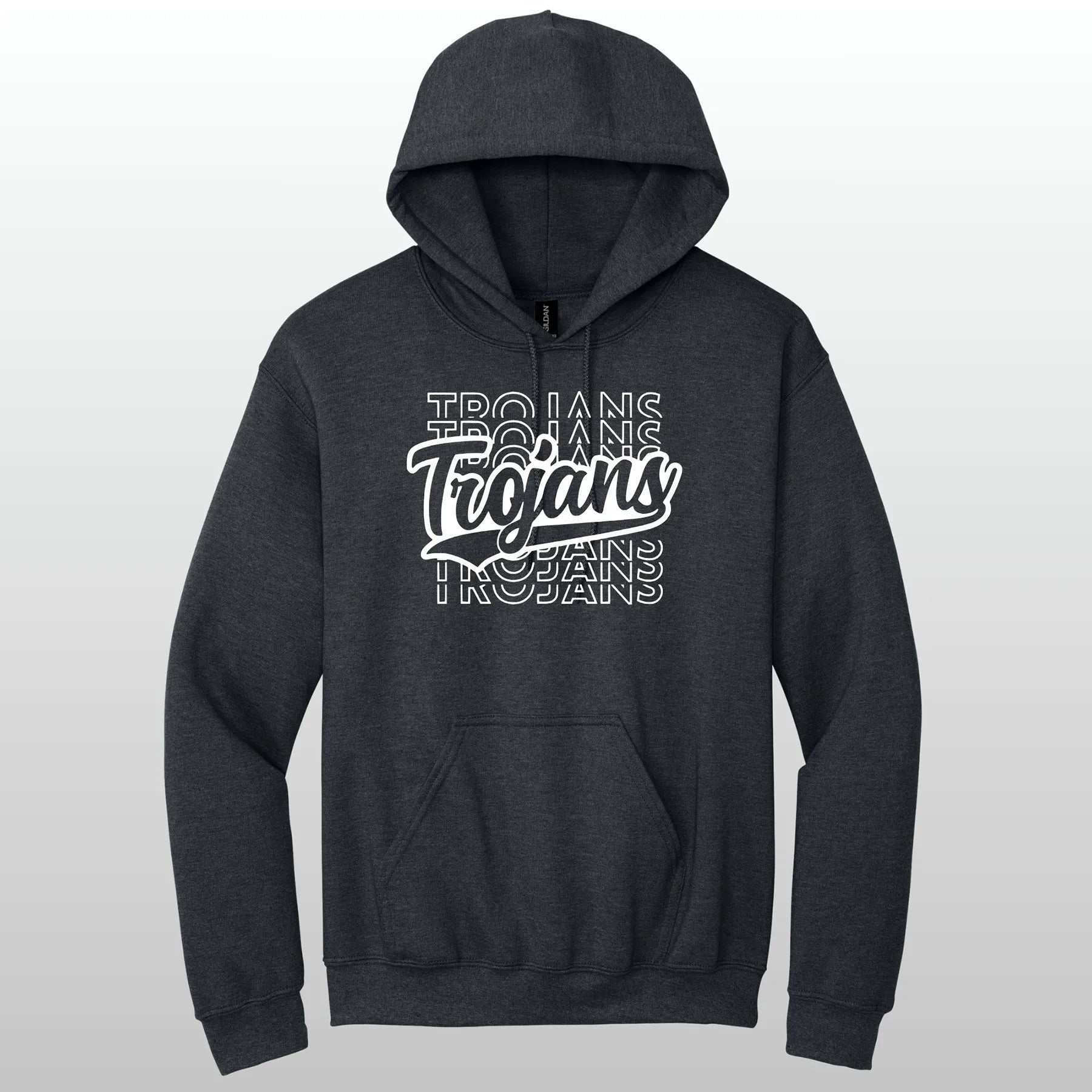 Trojans Stacked Hooded Sweatshirt