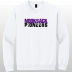 Nooksack Pioneers Grunge Crewneck Sweatshirt