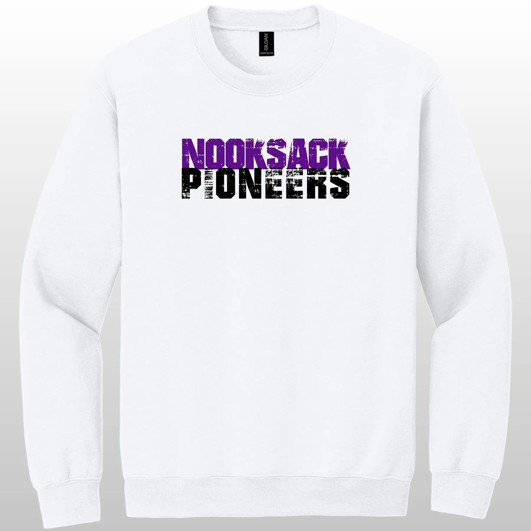 Nooksack Pioneers Grunge Crewneck Sweatshirt