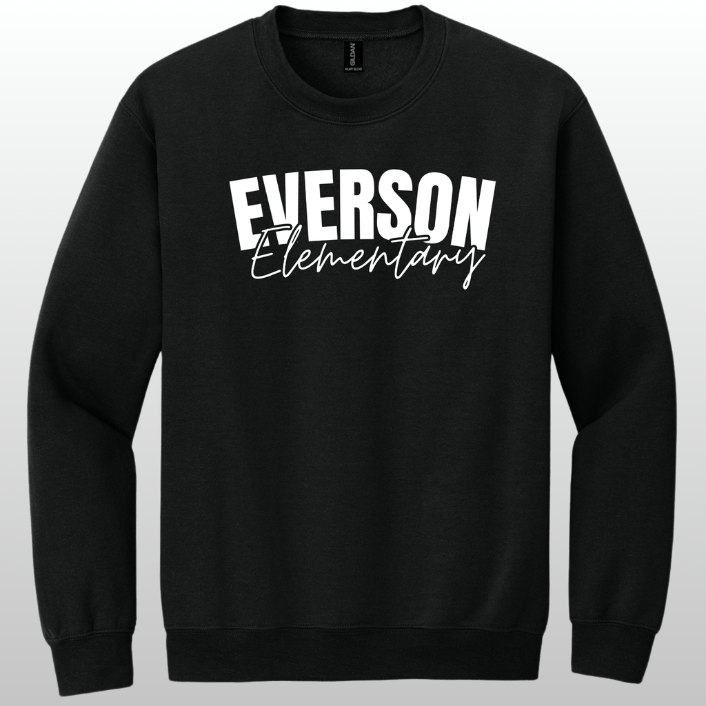 Everson Elementary Cursive Crewneck