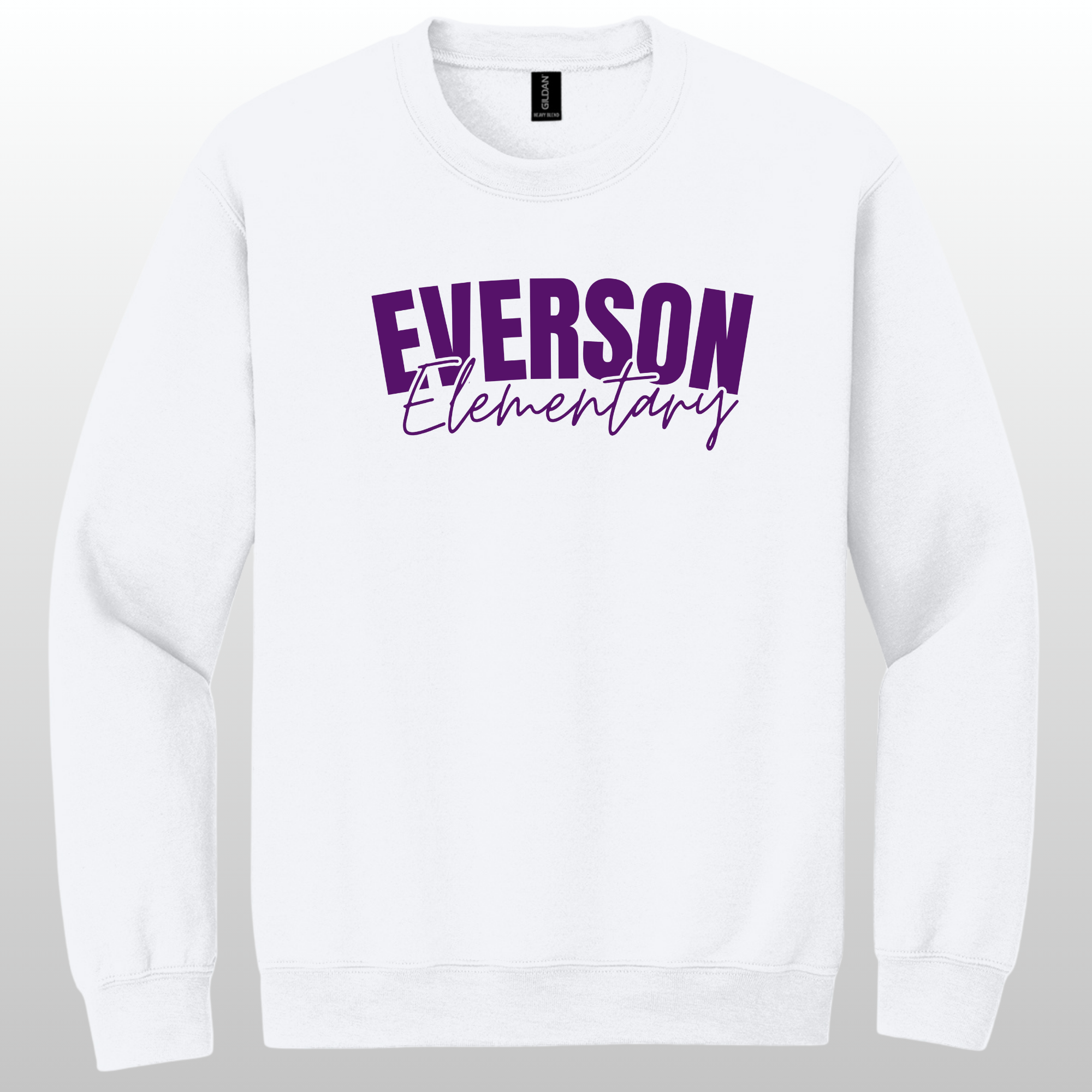 Everson Elementary Cursive Crewneck