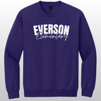 Everson Elementary Cursive Crewneck