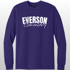 Everson Elementary Cursive Long Sleeve