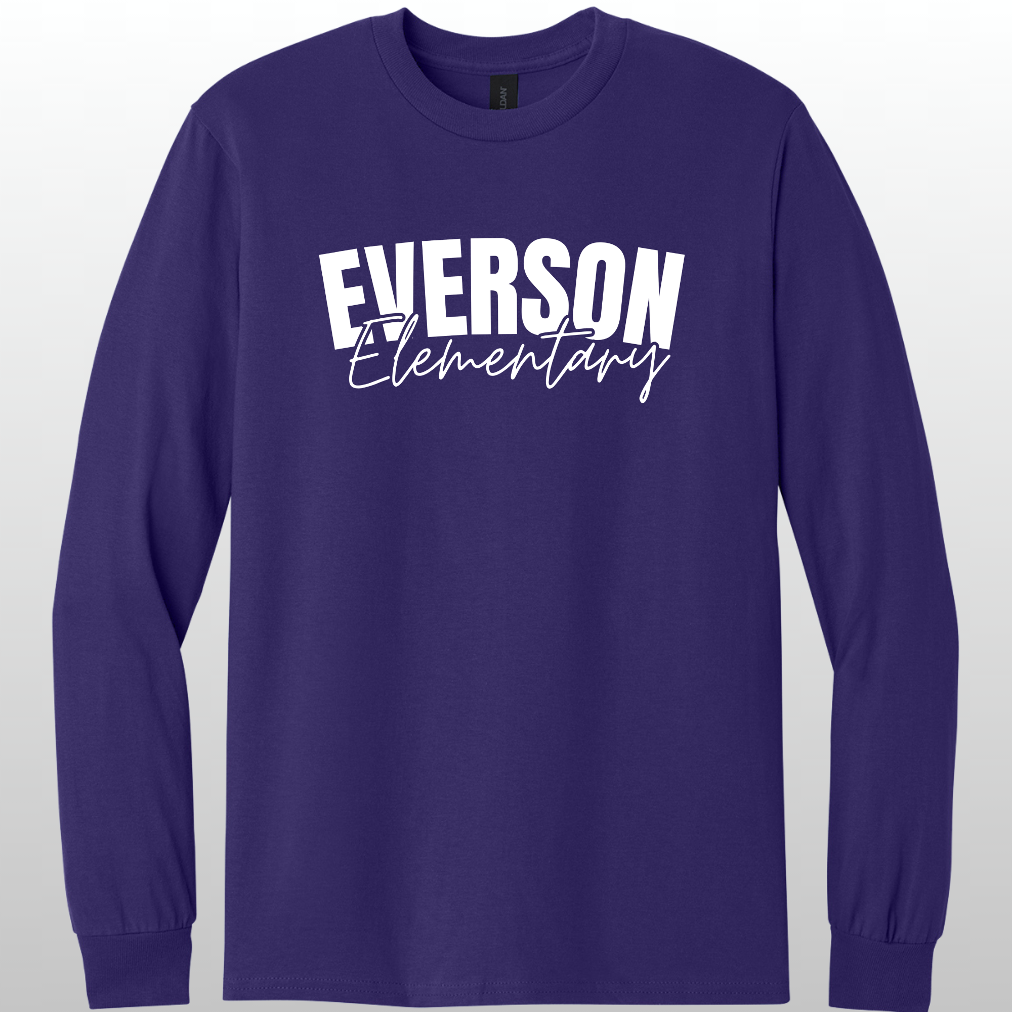 Everson Elementary Cursive Long Sleeve