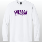 Everson Elementary Cursive Long Sleeve