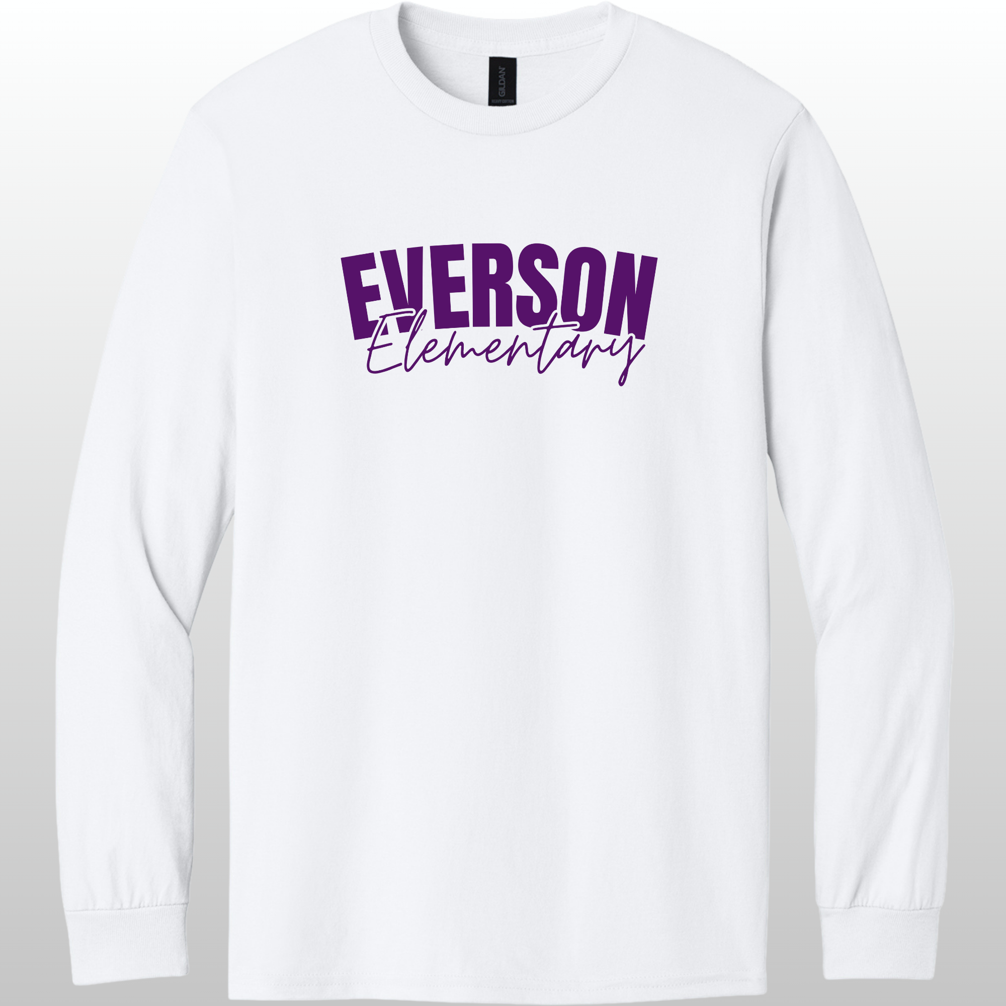Everson Elementary Cursive Long Sleeve