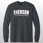 Everson Elementary Cursive Long Sleeve