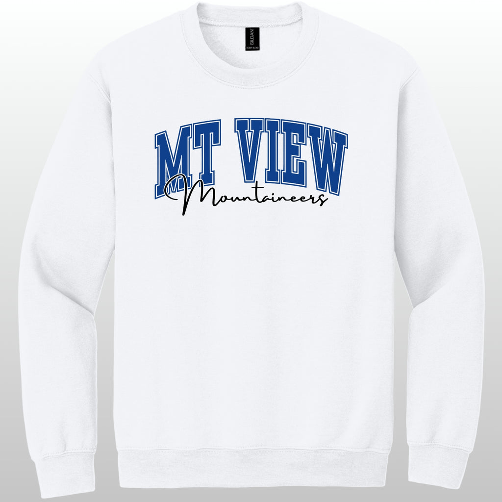 Mountain View Crewneck Cursive