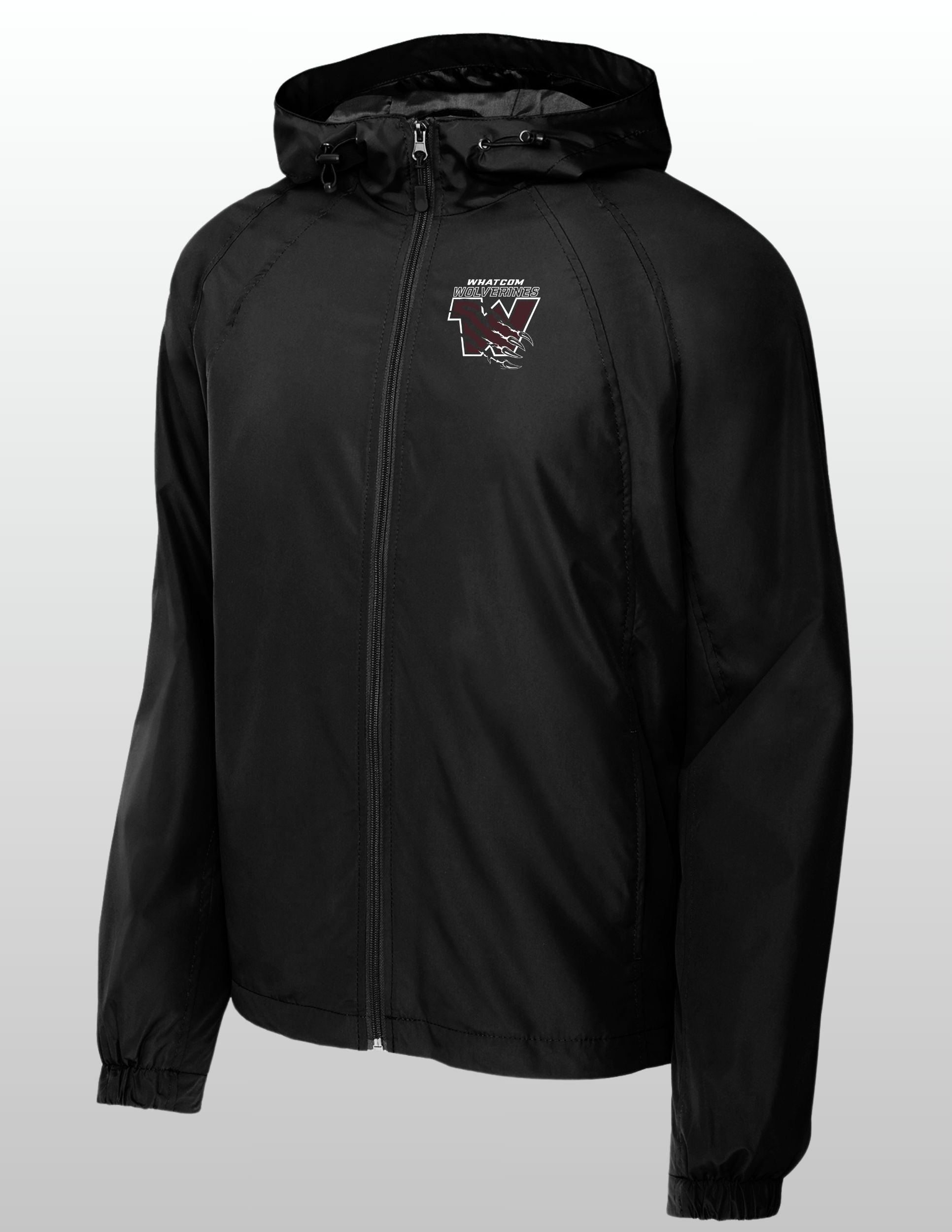 Wolverines Raglan Men's Wind Resistant & Water-Repellent Hooded Jacket