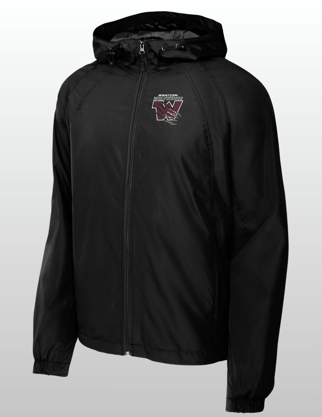 Wolverines Raglan Men's Wind Resistant & Water-Repellent Hooded Jacket