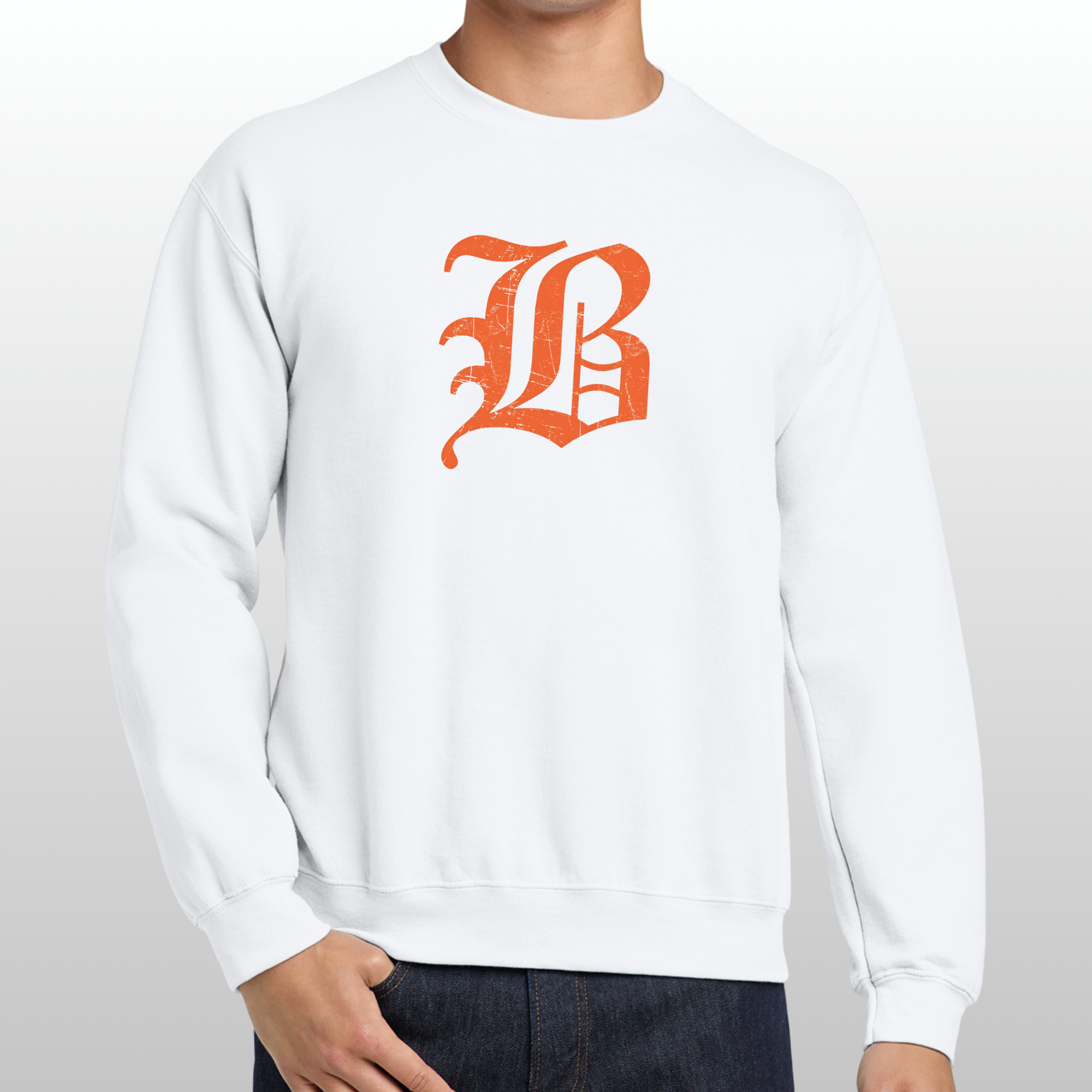 Blaine Distressed Crewneck