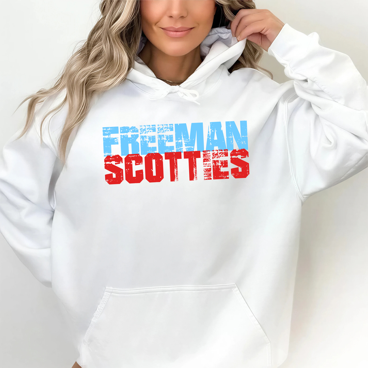 Freeman Scotties Hoodie Grunge