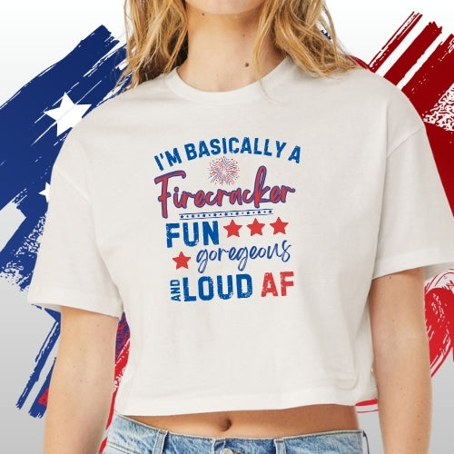 Firecracker-Fun-Gorgeous-Loud (Crop Top)
