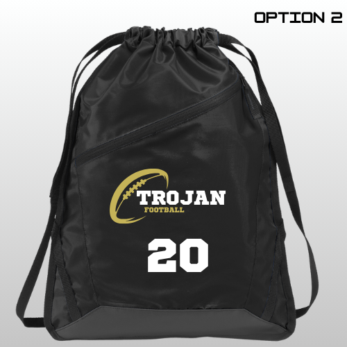 Trojan Football Cinch Bag