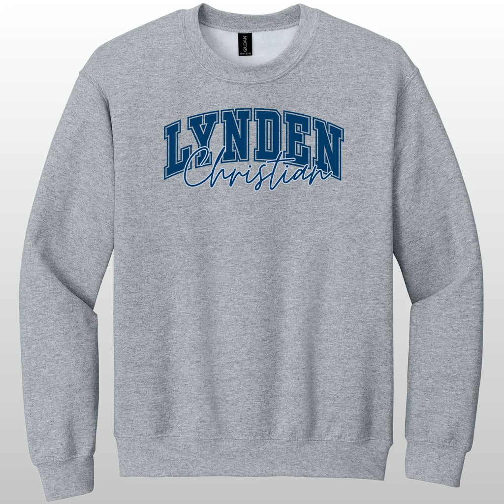 Lynden Christian Cursive Crewneck Sweatshirt
