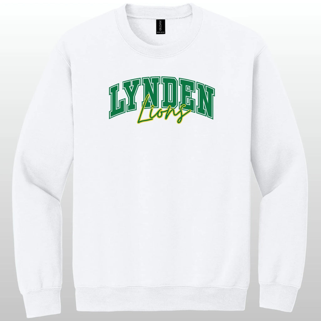 Lynden Lions Cursive Crewneck Sweatshirt