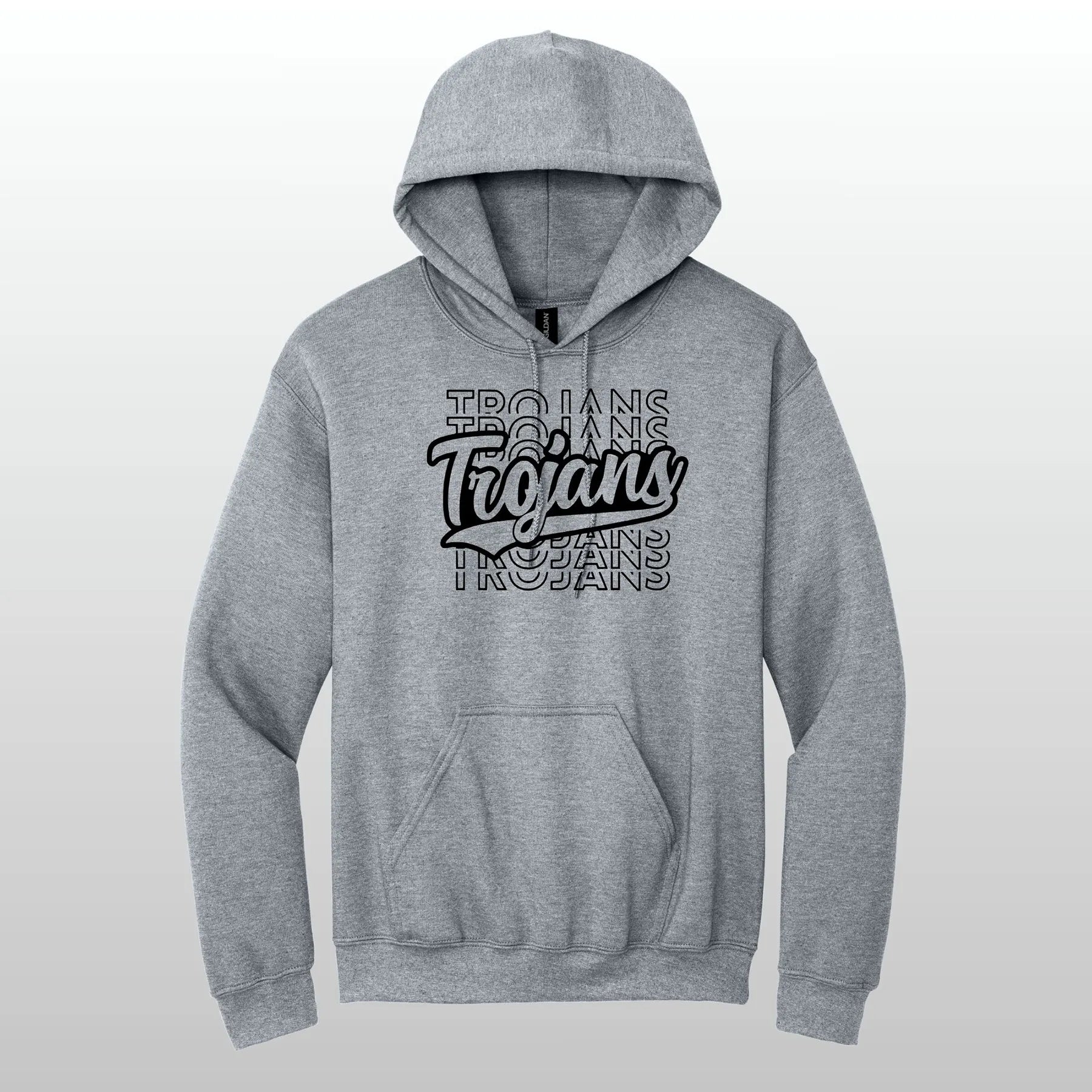 Trojans Stacked Hooded Sweatshirt