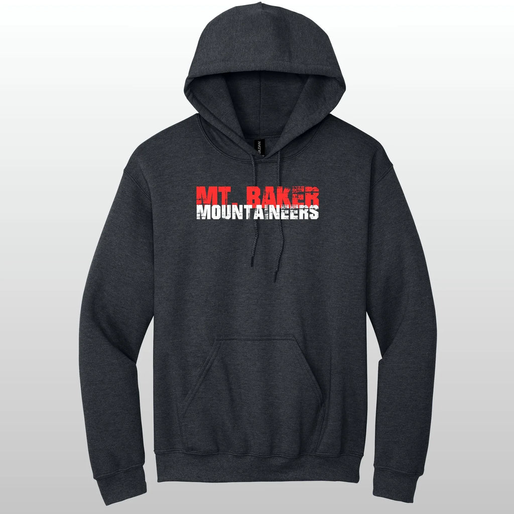 Mt. Baker Mountaineers Grunge Hooded Sweatshirt