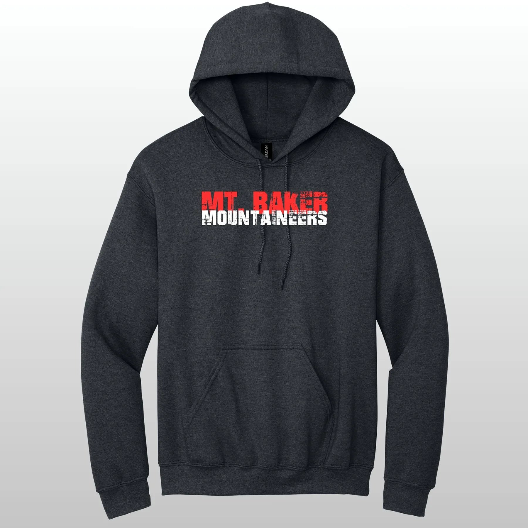 Mt. Baker Mountaineers Grunge Hooded Sweatshirt