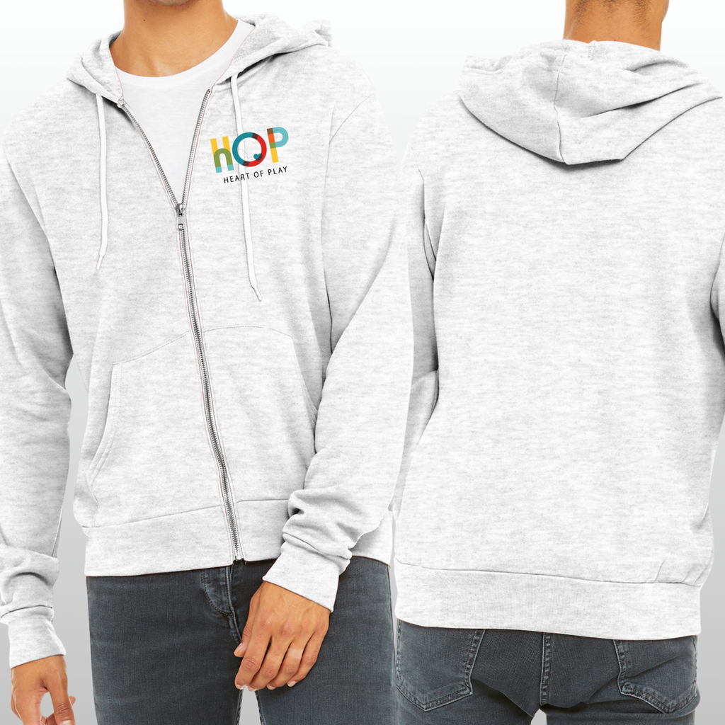 HOP Adult Zip Up With Front Logo Only