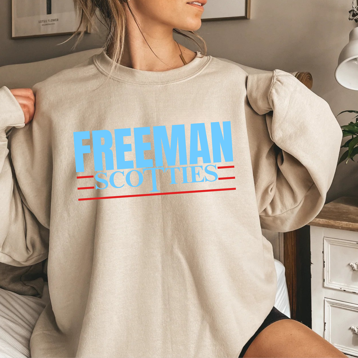 Freeman Scotties Crewneck Throwback