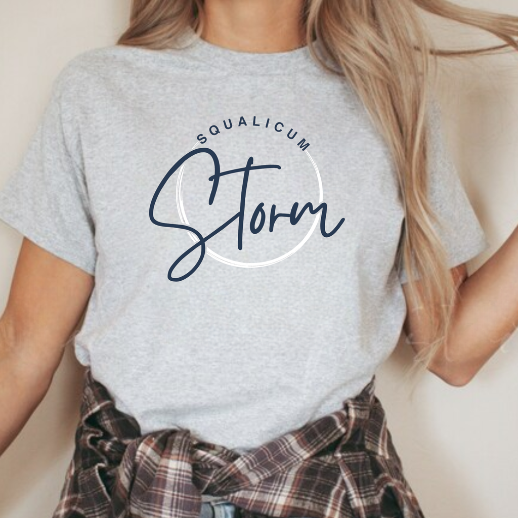 Squalicum T-shirt Cursive