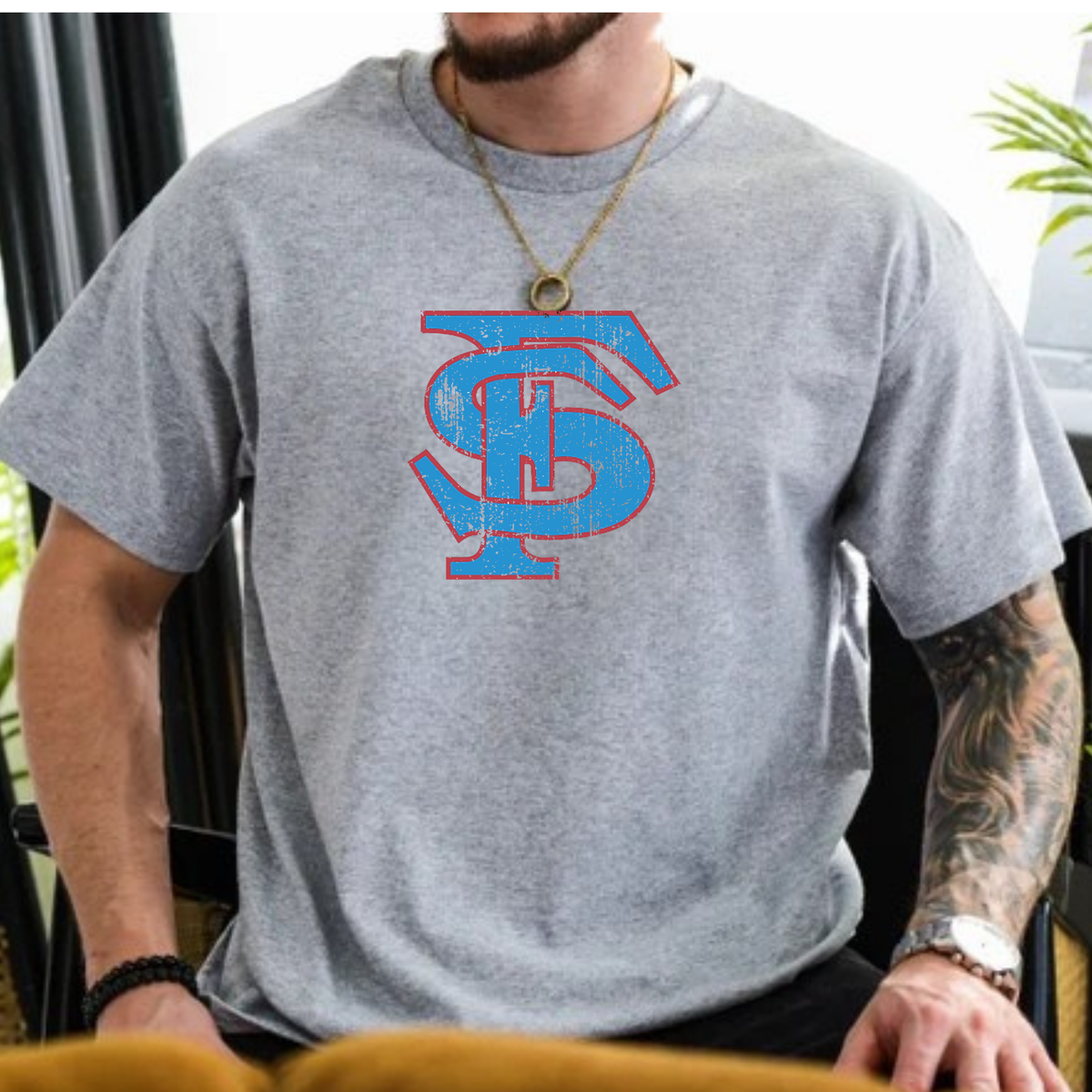 Freeman Scottie T-Shirt Distressed