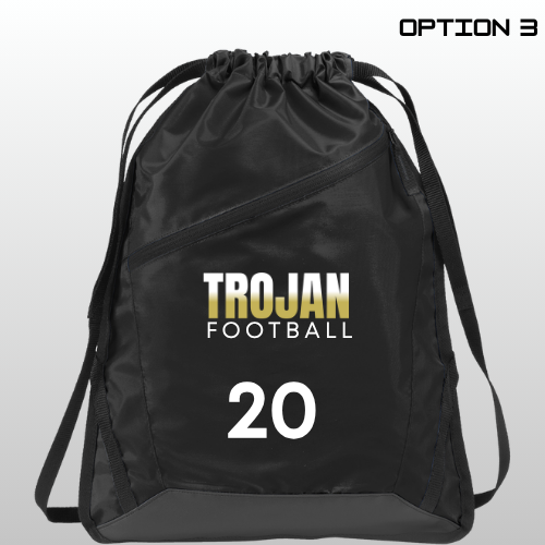 Trojan Football Cinch Bag