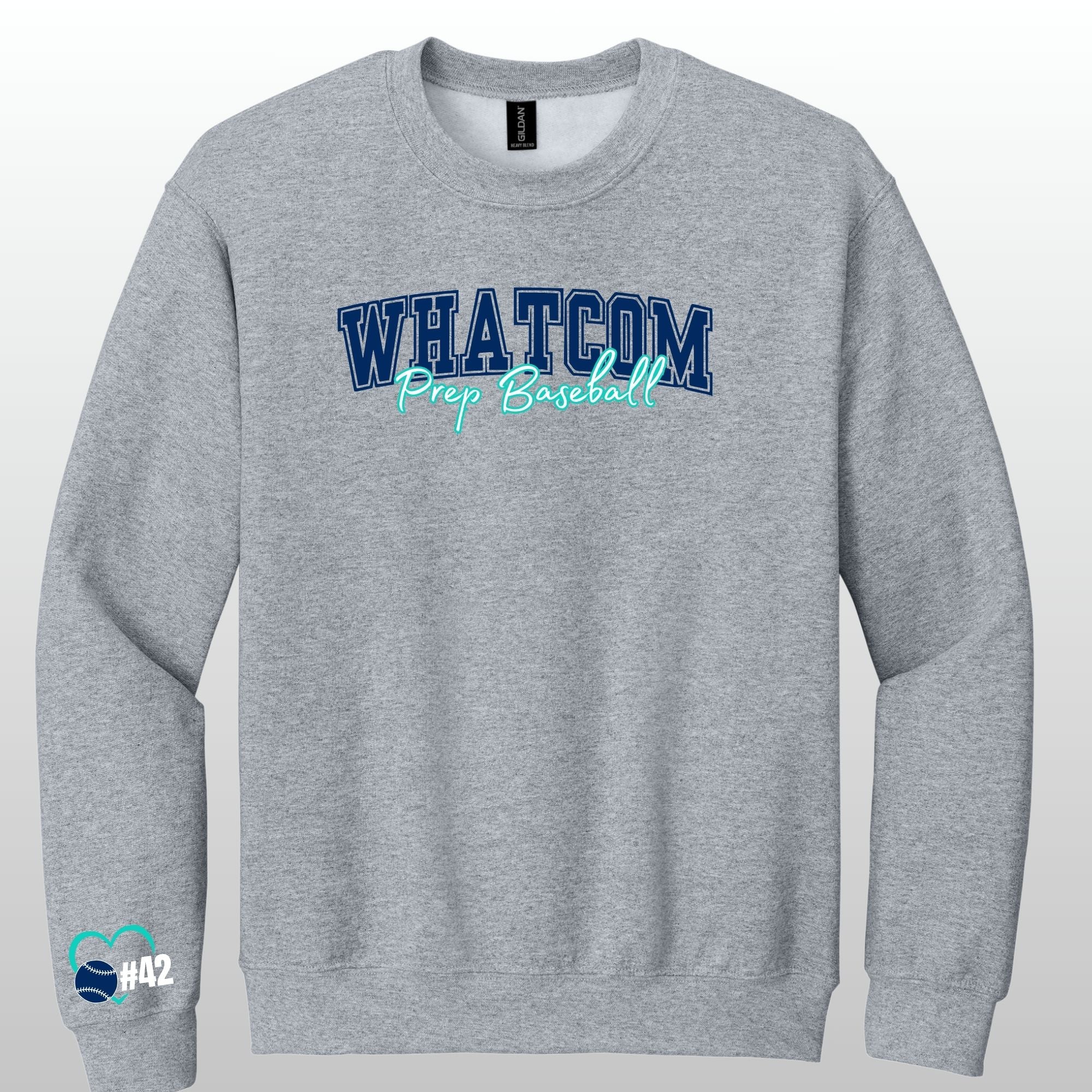 Whatcom Prep Baseball Crewneck 7b