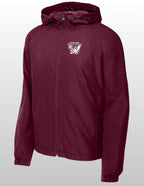 Wolverines Raglan Men's Wind Resistant & Water-Repellent Hooded Jacket