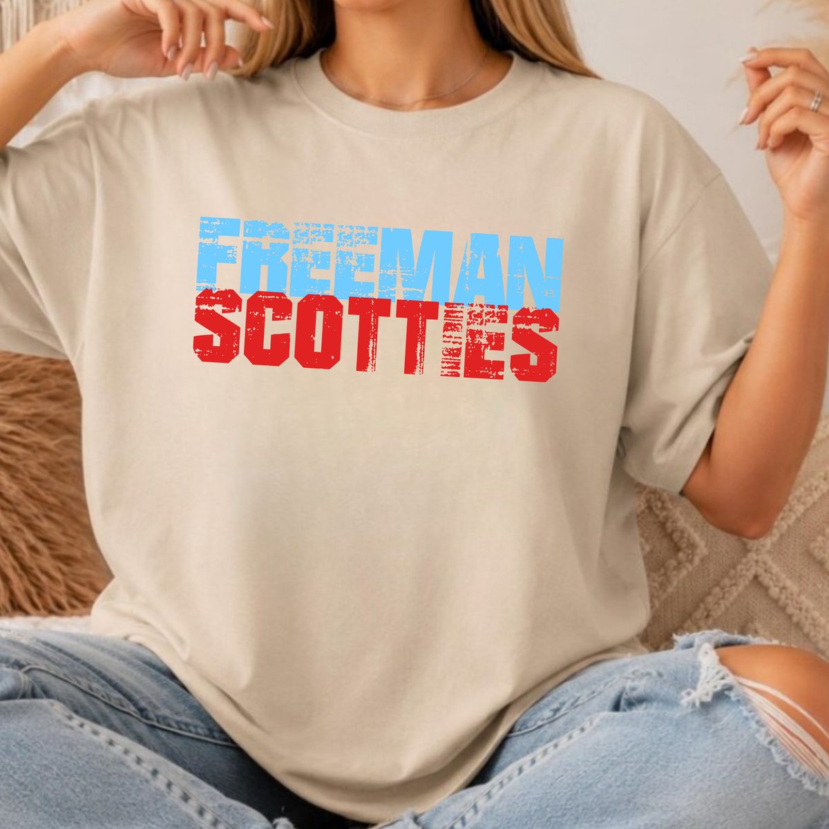 Freeman Scottie T-Shirt Grunge