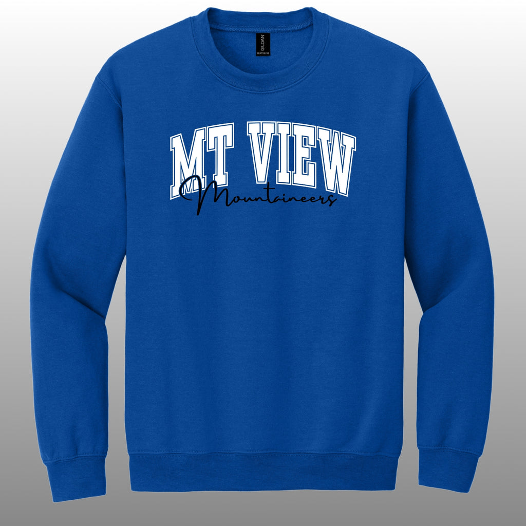 Mountain View Crewneck Cursive