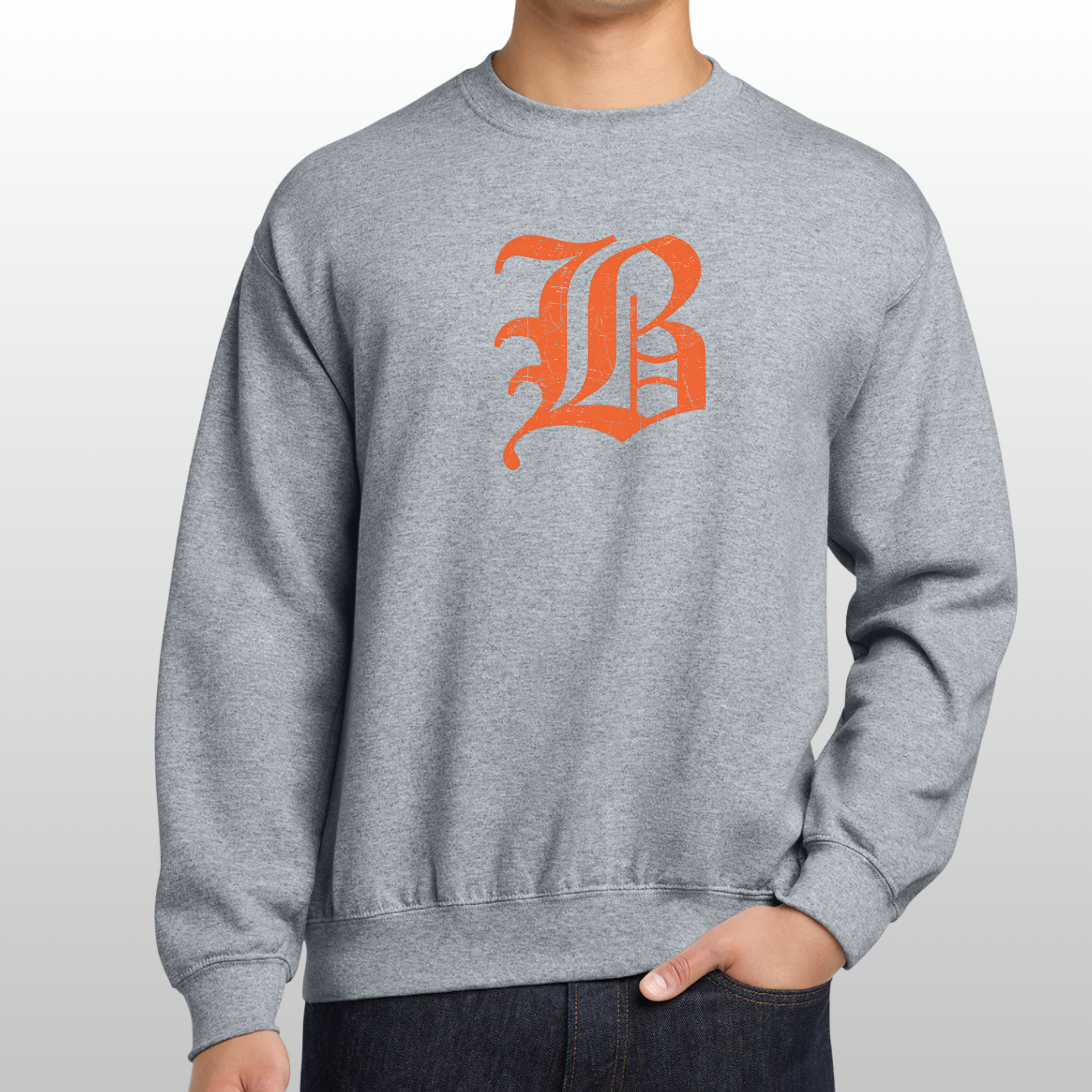 Blaine Distressed Crewneck