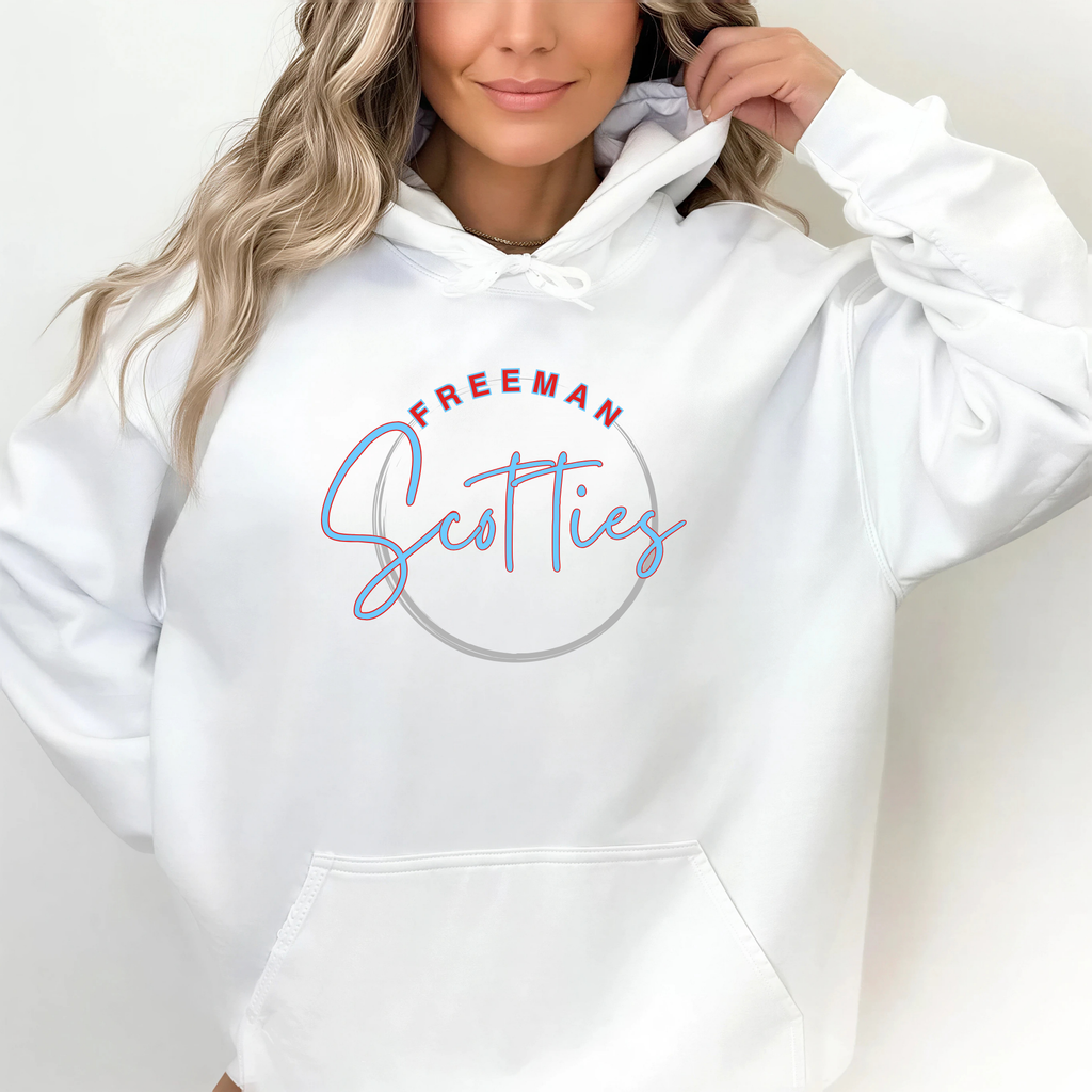 Freeman Scotties Hoodie Cursive