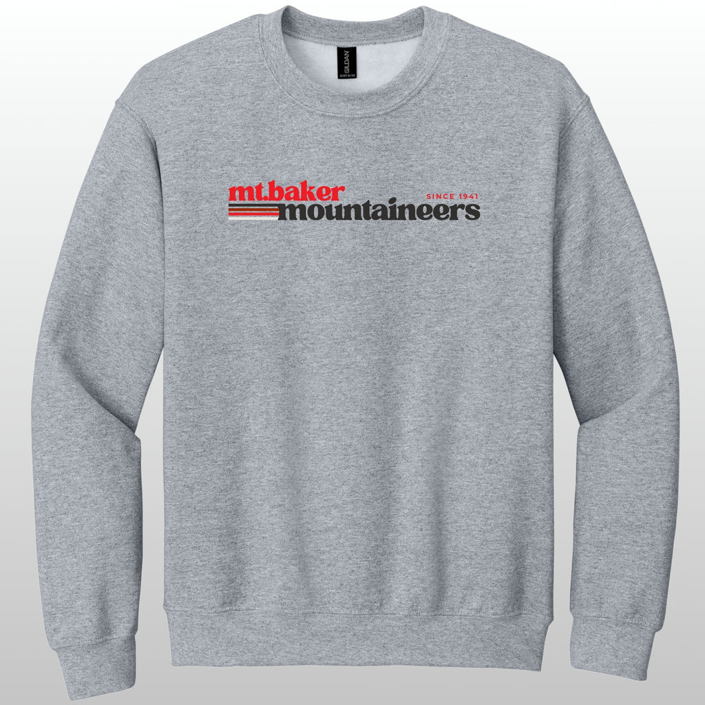 Mt Baker Retro Crewneck
