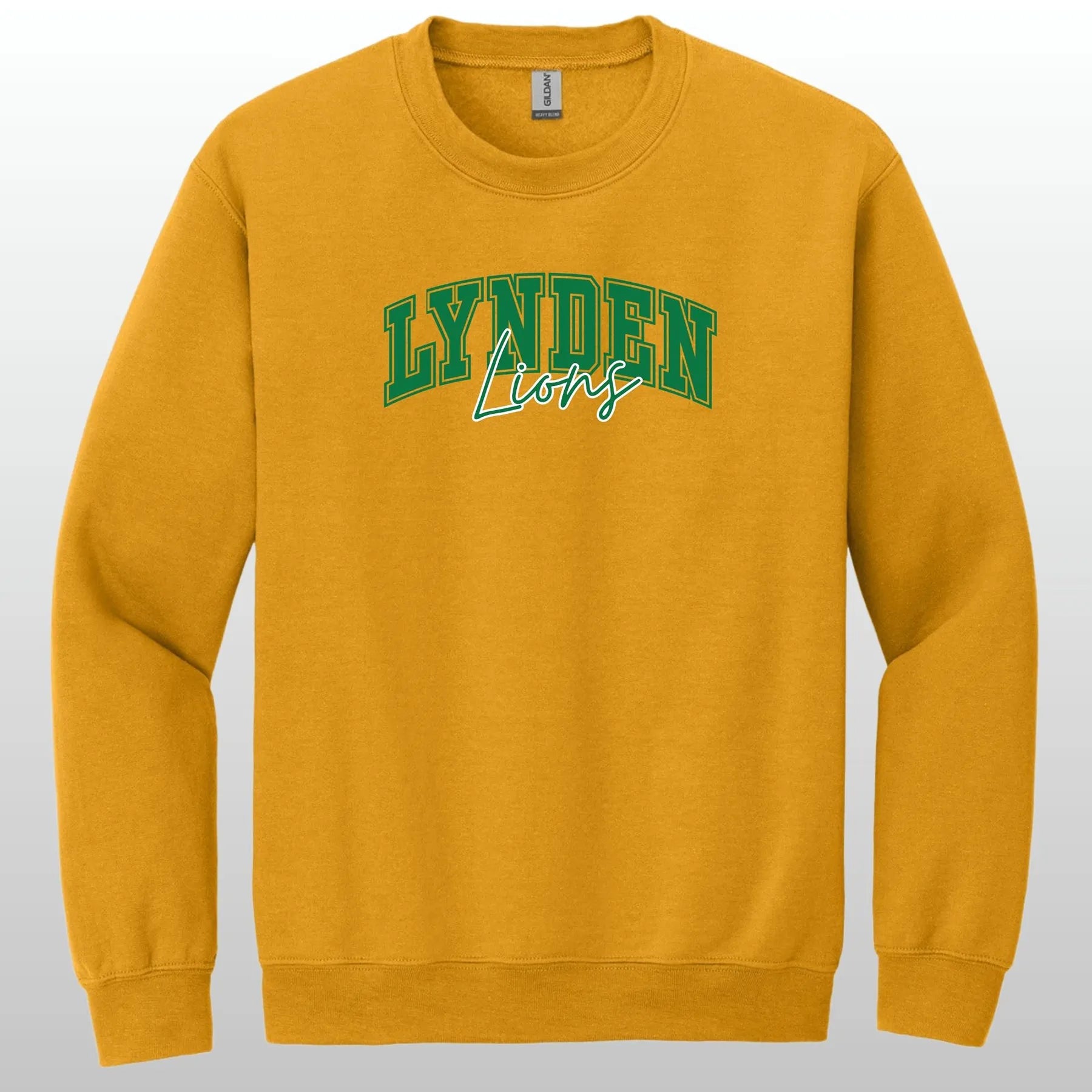 Lynden Lions Cursive Crewneck Sweatshirt