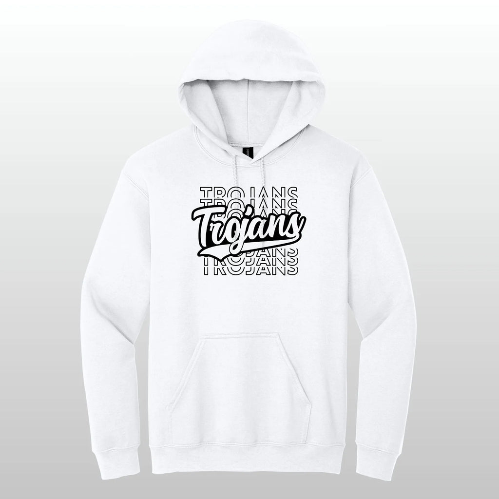 Trojans Stacked Hooded Sweatshirt