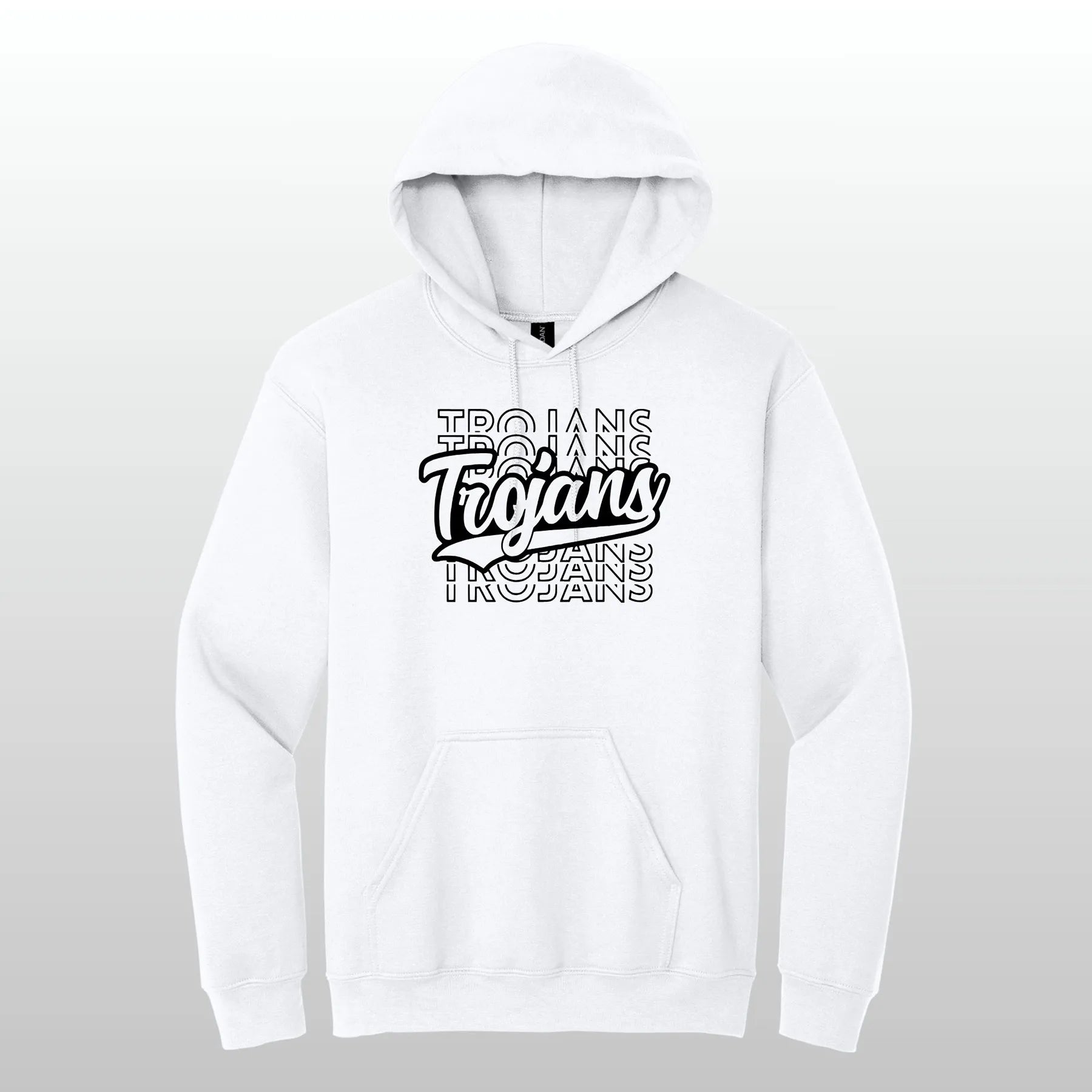Trojans Stacked Hooded Sweatshirt