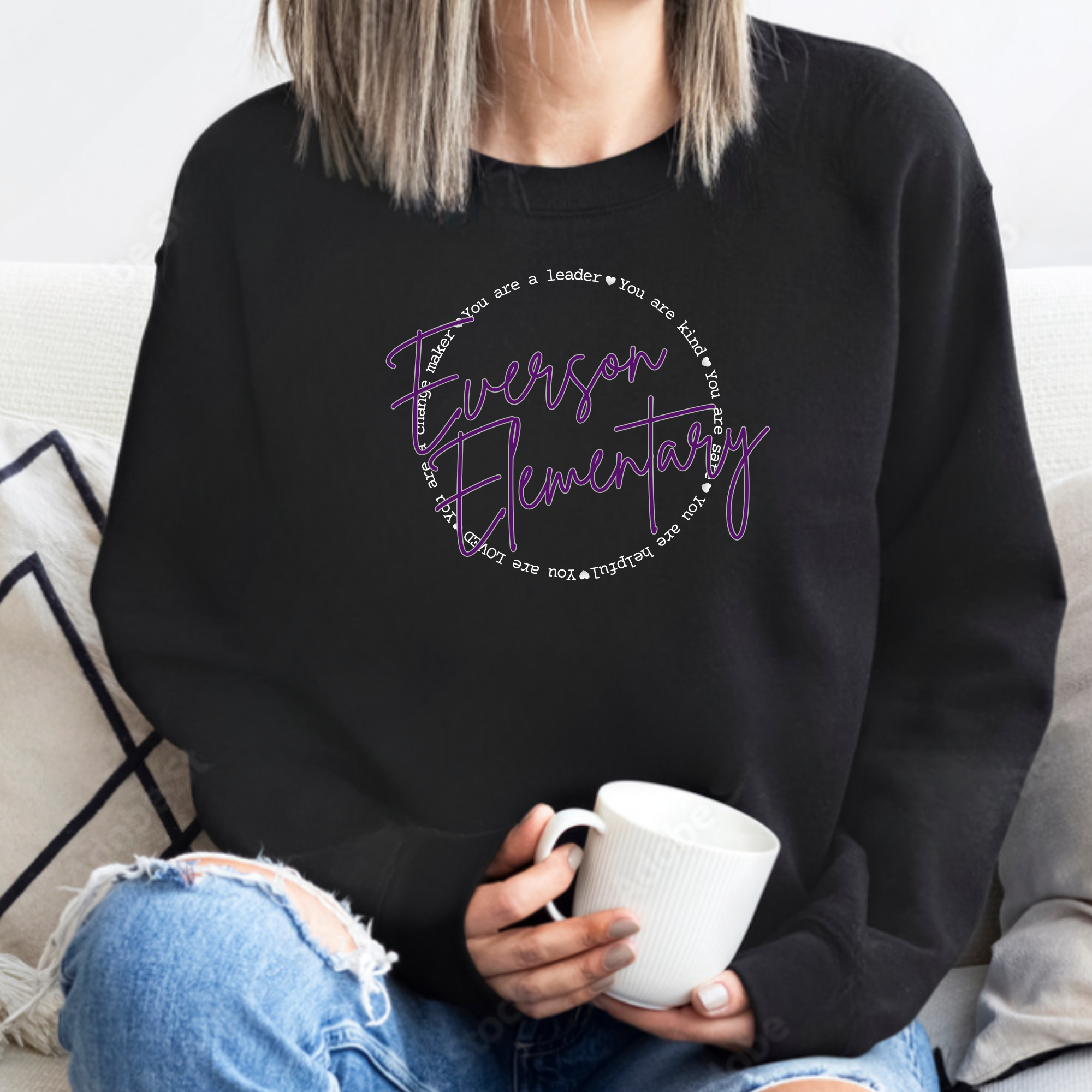 Everson Elementary Circle Crewneck