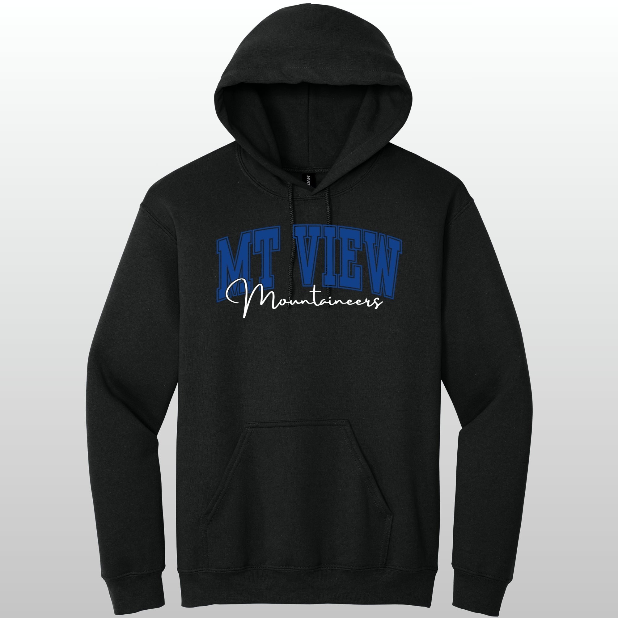 Mountain View Hoodie Cursive