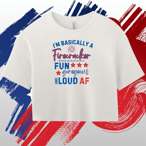 Firecracker-Fun-Gorgeous-Loud (Crop Top)