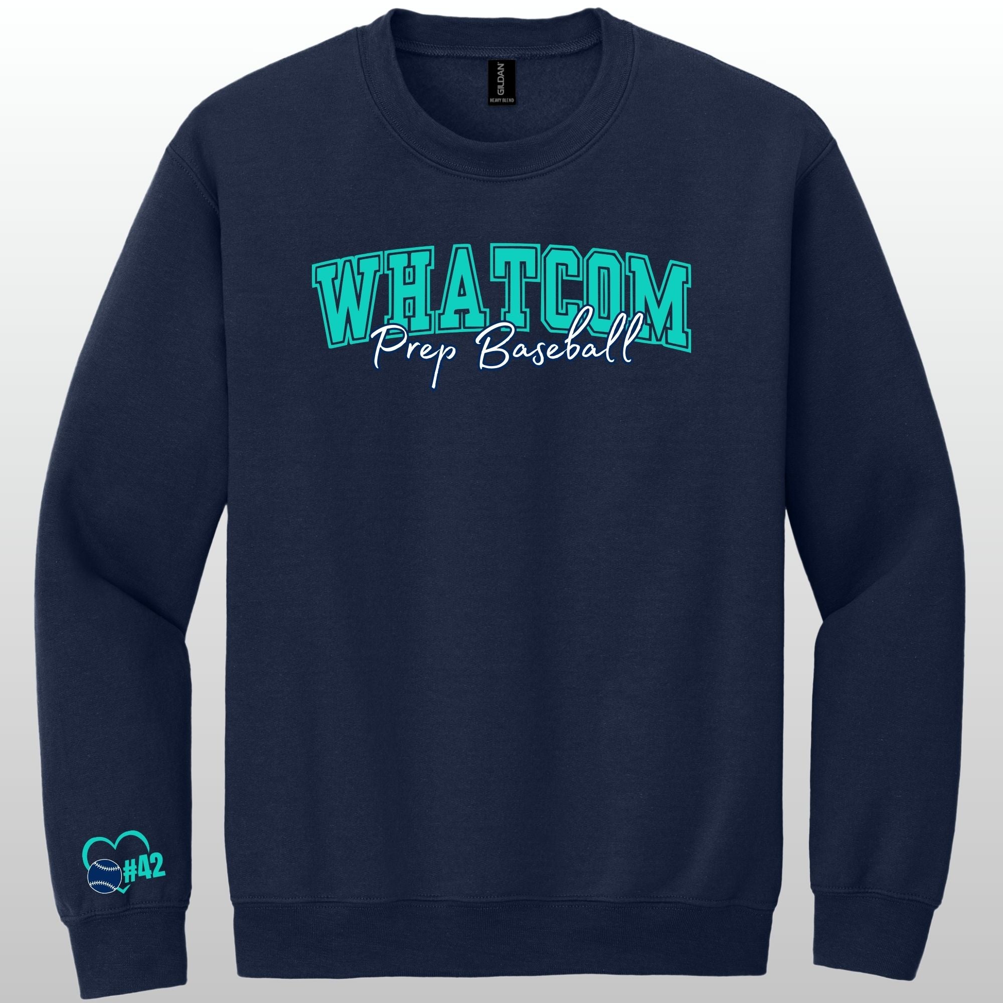 Whatcom Prep Baseball Crewneck 7b