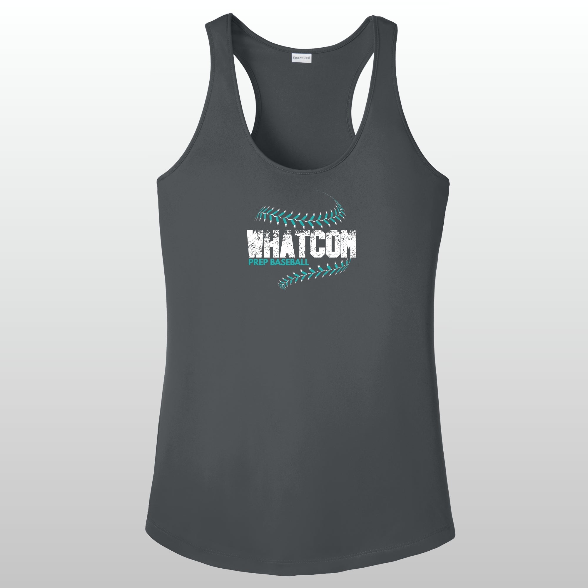 Whatcom Prep Women's Baseball Seams Racerback Tank