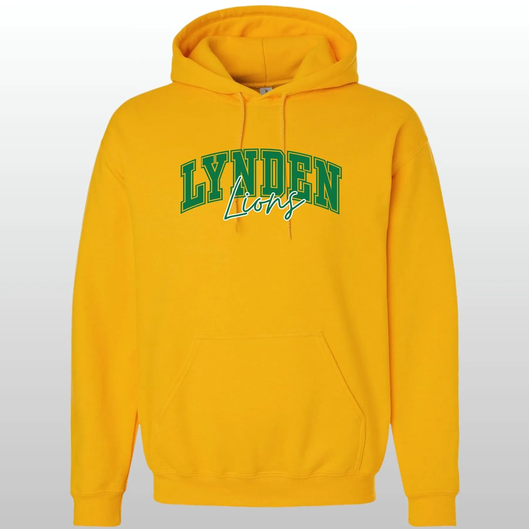 Lynden Lions Cursive Hooded Sweatshirt