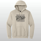 Trojans Stacked Hooded Sweatshirt
